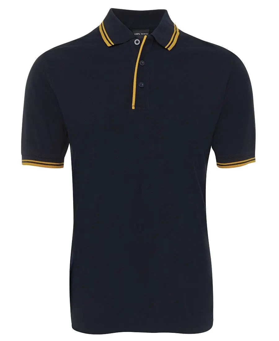 Jb's Wear Contrast Polo 2CP - Simply Scrubs Australia Navy-Gold-5XL